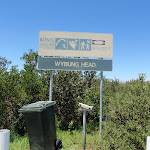 Sign at the end of Wybung Head Rd (249115)