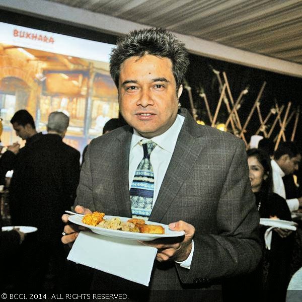 Amjad Habib at the book launch party of Times Food and Nightlife Guide, Delhi, 2014, held at hotel ITC Maurya, New Delhi, on January 27, 2014.