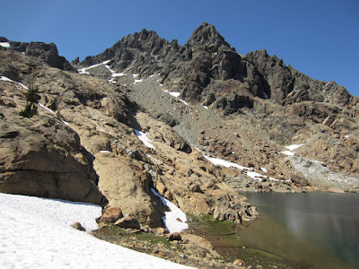 Ingalls Peak, we just summited the North peak on the left