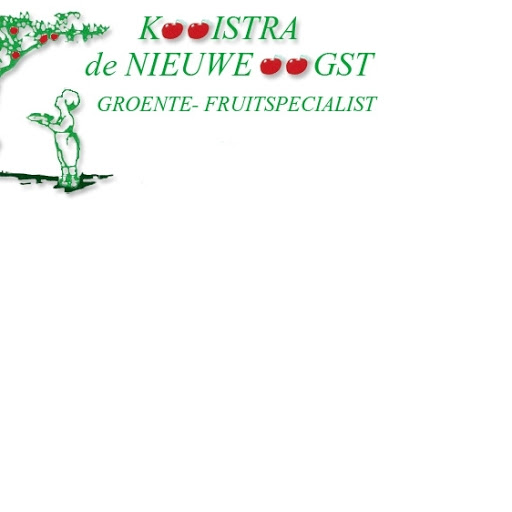 Kooistra de Nieuwe Oogst 'De groentenman ' groente en fruitwinkel logo