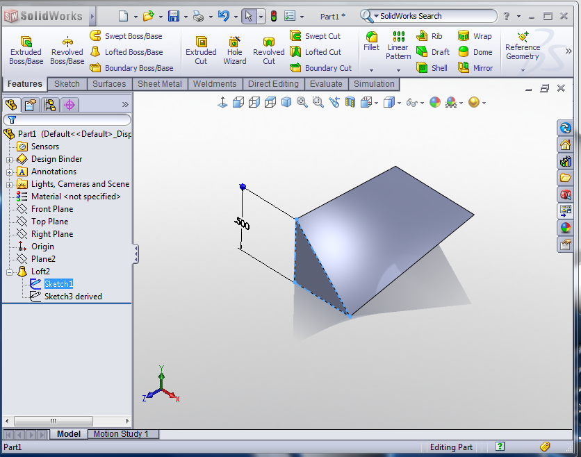 St_technica: Solidworks - Using Derived Sketch