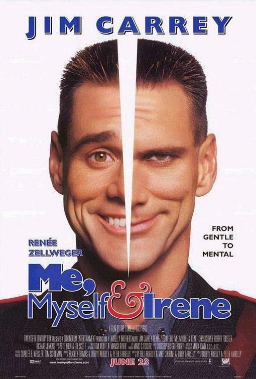 Poster Of Me, Myself & Irene (2000) Full Movie Hindi Dubbed Free Download Watch Online At Alldownloads4u.Com