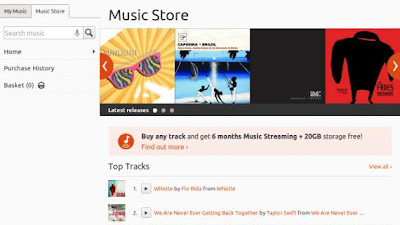 Rhythmbox se queda oficialmente sin plug in de Ubuntu One Music Store