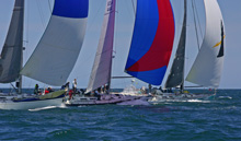 J/44 sailboats sailing Bermuda Race