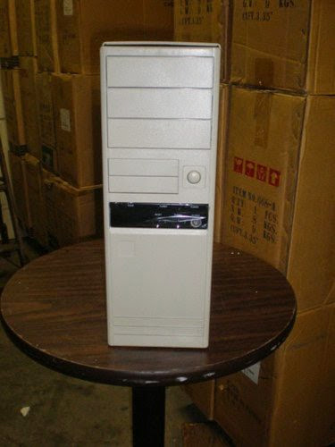  NEW AT Computer Case WITH POWER SUPPLY!! Tower Desktop PC Win Dos Build Server Windows Mid Full 747B WITH POWER SUPPLY