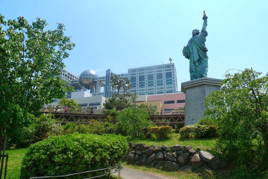 tokyo odaiba statue de la liberté