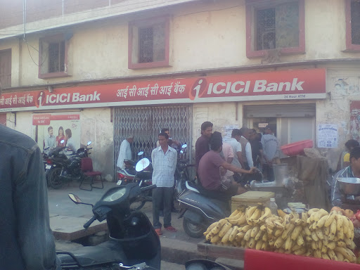 ICICI BANK ATM, Bharatpur, New Mandi, Bharatpur, Rajasthan 321001, India, Financial_Institution, state RJ