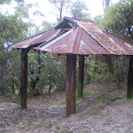 One of the corrugated iron shelters near the carpark (7571)