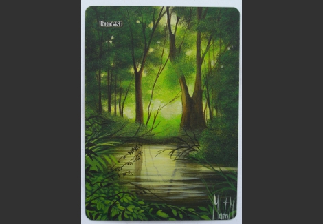 Premio próximo torneo de Legacy Forest-altered-Magic-and-Art-by-Marta-Molina-187