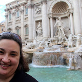 Natalie at Trevi Fountain - Rome, Italy
