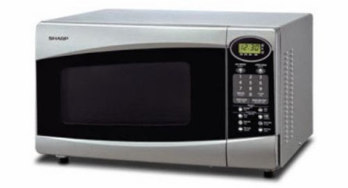  Sharp R-360J(S) 33-Liter 220-volt Microwave Oven, 1100-watt