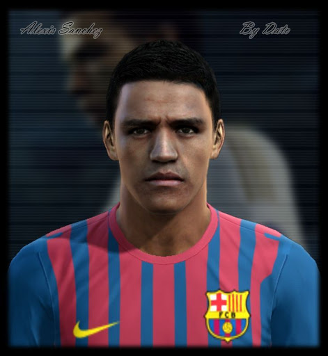 1067b816 PES 2012: Face de Alexis Sanchez – Barcelona