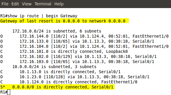 Hacking Cisco: Lab 31 - OSPF Default Routing