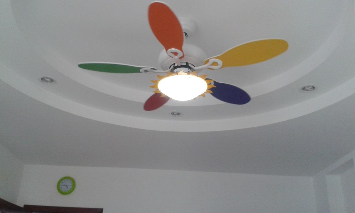 Quạt đèn trần món đồ nội thất hiện đại