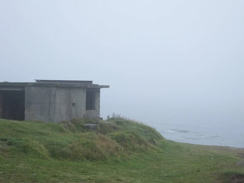 A very foggy start to the walk at Par