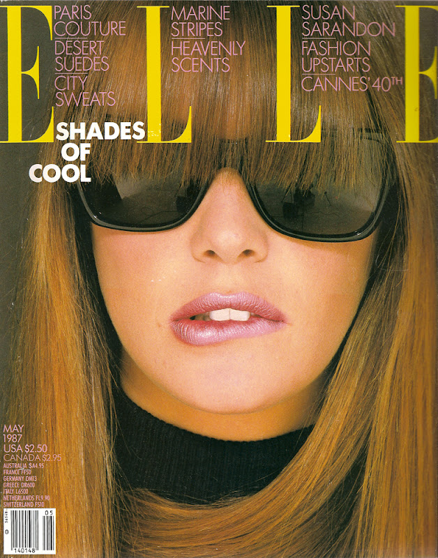 Elle Macpherson para Elle USA, mayo 1987 (portada)