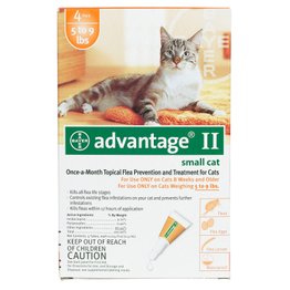  Flea Control For Cats 1-9 Lbs 4 Month Supply