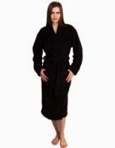 <br />TowelSelections Plush Spa Robe Soft Fleece Kimono Bathrobe Made in Turkey