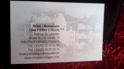 Hôtel***-Restaurant CHEZ PIERRE D'AGOS
