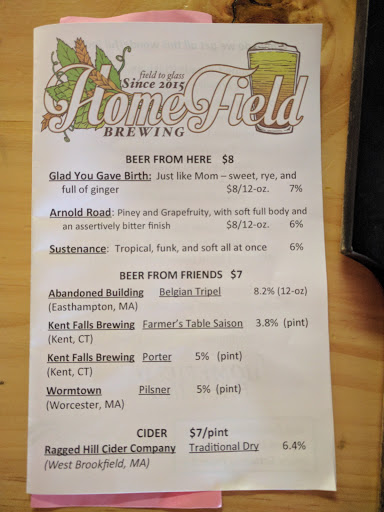Brewery «Homefield Brewing», reviews and photos, 3 Arnold Rd, Sturbridge, MA 01566, USA