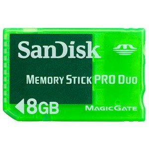 SanDisk SDMSG-8192-A11 8GB Gaming Memory Stick PRO Duo (Green)