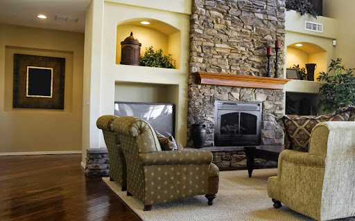how to decorate around a fireplace