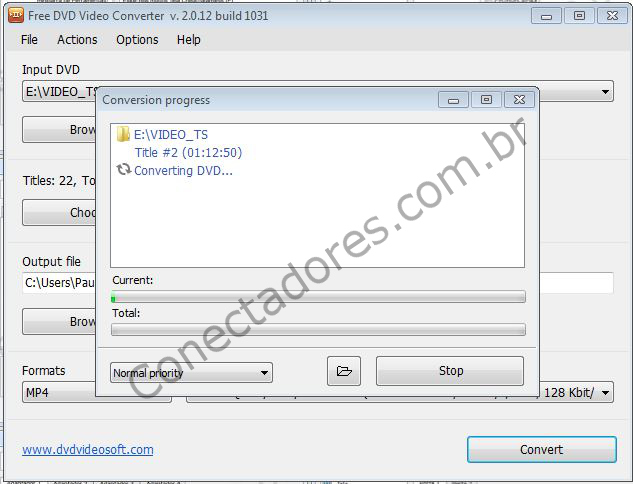 Free DVD Video Converter - Conectadores