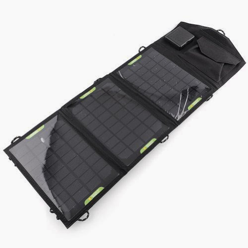  NAN DAO® Portable Solar Charger- Charges iPhones, Androids, iPads, Tablets, eReaders, All USB Devices- Great Portable Solar Power for Emergency Kits