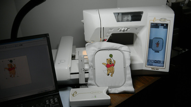 Babylock Ellageo ESG2 Embroidery Machine PC Palette Design Software Digitizer