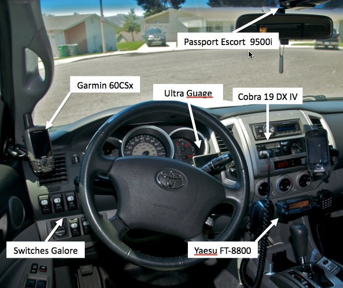 toyota truck ham radio mount #7