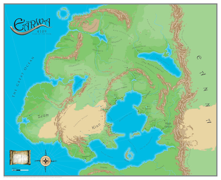 Eärwa map, 4109 Year of the Tusk