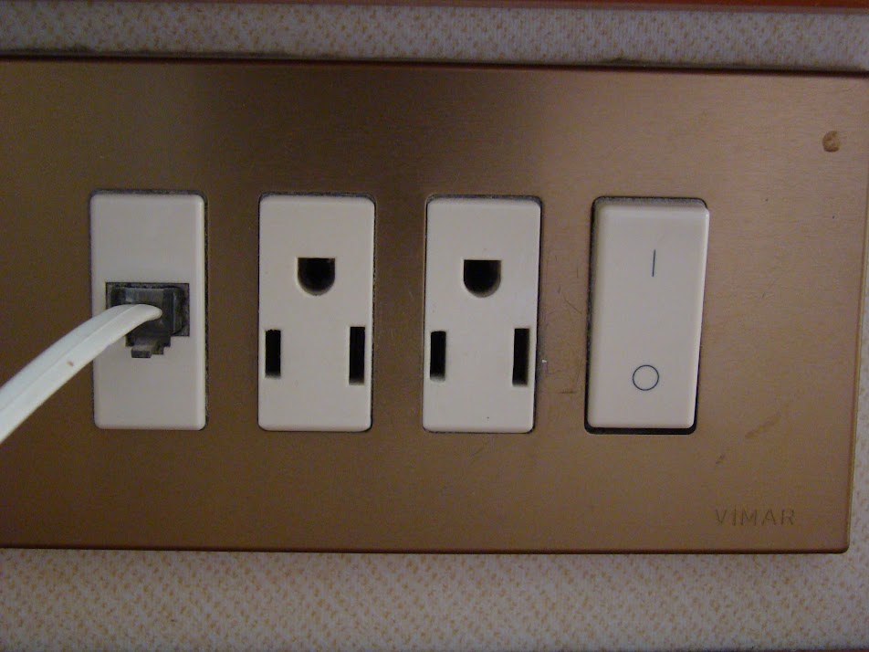 princess cruise ship electrical outlets