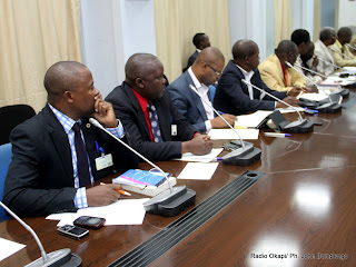Des membres de la société civile congolais le 27/12/2012 au quartier général de la Monusco à Kinshasa, lors de la prise de contact avec Moustapha Soumare, DSRSG Radio Okapi/Ph. John Bompengo