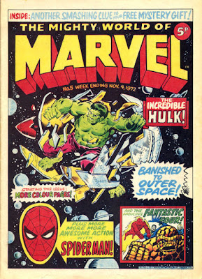 Mighty World of Marvel #5, ELO and Roll Over, Beethoven, Pond Street bus station