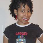 Lisa Irby wearing a gadget girl t-shirt