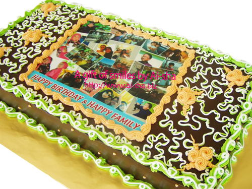 Birthday Cake Edible Image Ai-sha Puchong Jaya