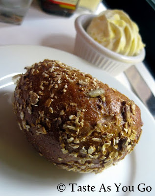 Multigrain Roll and Butter at St. Andrews Restaurant & Bar in New York, NY - Photo by Michelle Judd of Taste As You Go
