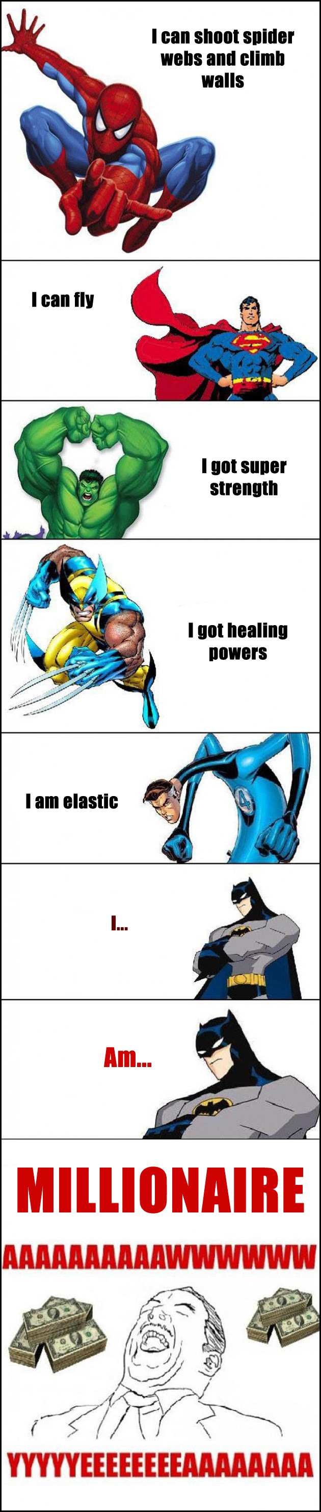 Superheroes Super Powers