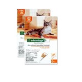  Advantage II For Small Cats 5-9 lbs, Orange 12 Pack