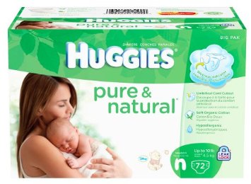  Huggies Pure & Natural Diapers