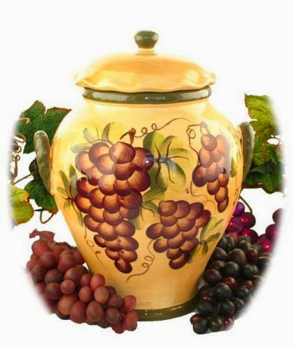  Sonoma Collection Deluxe Hand-painted Cookie Jar
