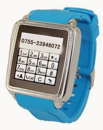  Watch mobile phone MQ588L Smart Bluetooth Watch phone (Blue)