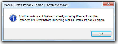 Sử dụng Firefox cài đặt cùng với Firefox Portable
