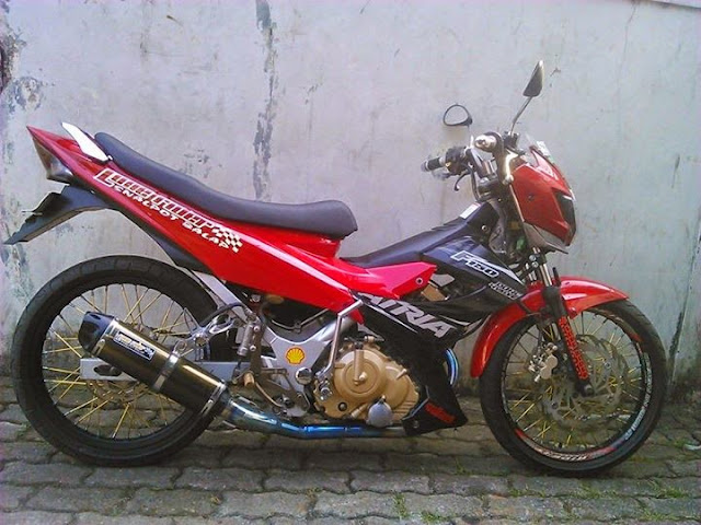 Terjual KNALPOT RACING SATRIA FU150 LR Lone Rider 