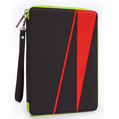  GizmoDorks Travel Folio Zipper Stand Case Cover Pouch for Lenovo IdeaPad A2107 7