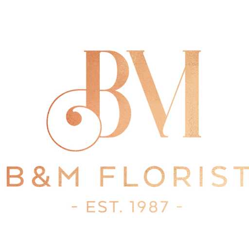 B & M Florist logo