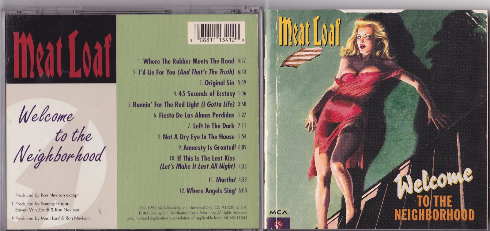 Meat Loaf Vinyl, Singles 7"/12" and other stuff STUDIO ALBUMS