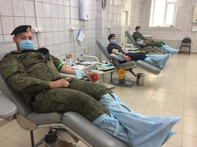 Морская пехота Нижневартовска стала участником донорской акции
