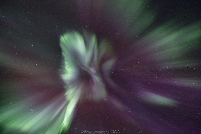 Auroras in northern Norway. Photographer Benny Høynes