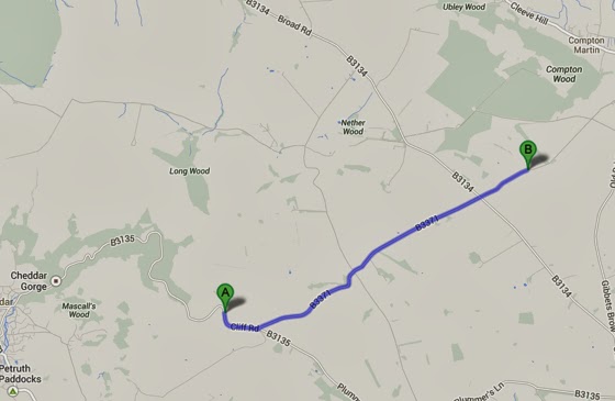 Today's route